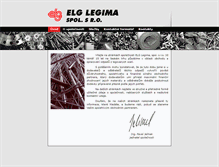 Tablet Screenshot of elg-legima.cz